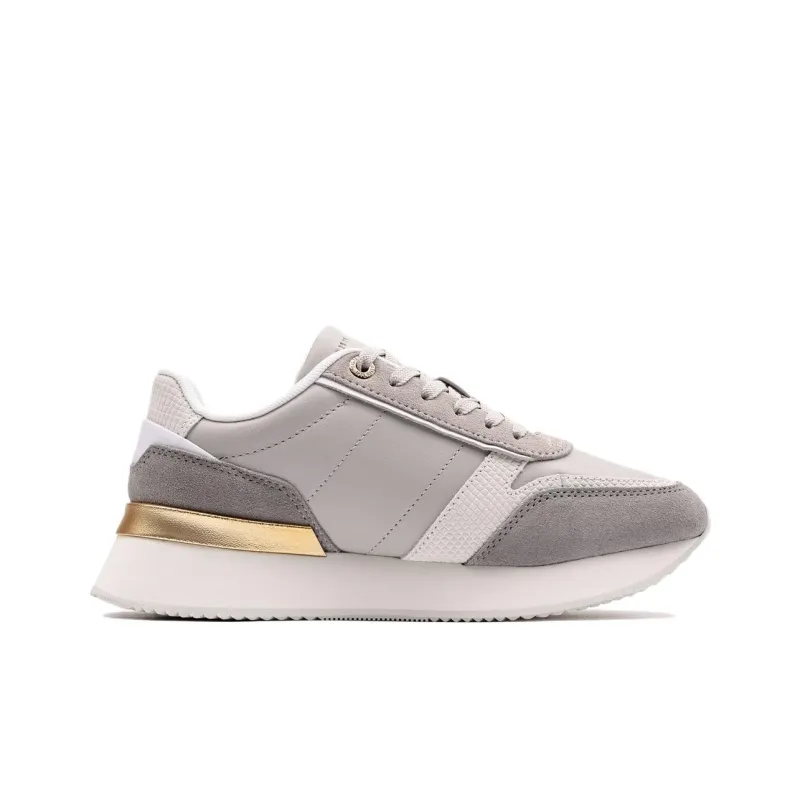 Tommy Hilfiger Zapatillas Low Top Casual Shoes Women's Gray-1
