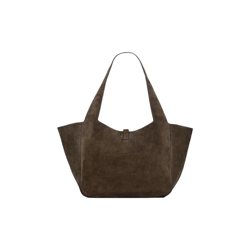 SAINT LAURENT LE57 Series Calfskin Shoulder Bag Women's Light Musk-4