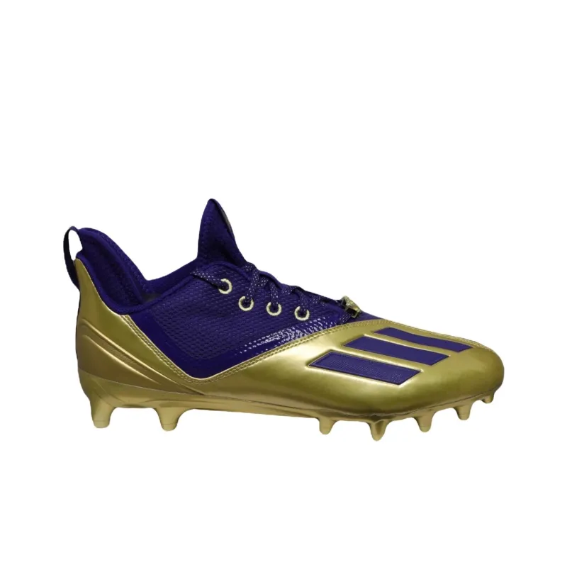 Adidas Adizero Scorch Abrasion Resistant Soccer Shoes Men's Blue Gold Color-3