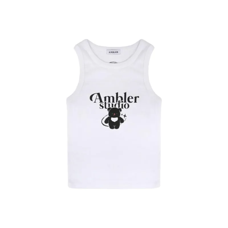 Ambler Tank Tops Women's White-0