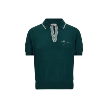 FERRAGAMO SS25 Polo Shirt Men's Dark Green