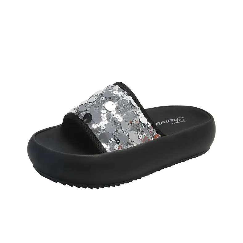 JANE HARLOW Rubber Sole Slip Resistant Abrasion Resistant Slide Slippers Women's-5