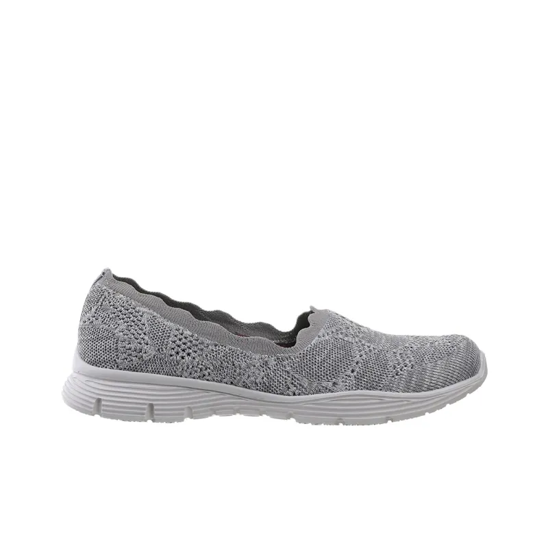 Skechers Seager Low Top Casual Shoes Women's Gray-1