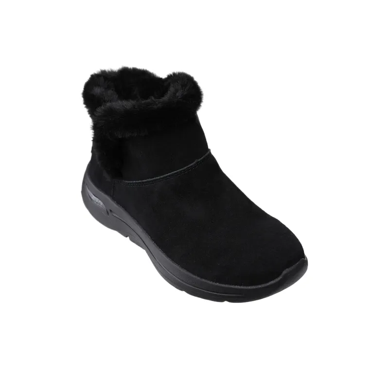 Skechers Go Walk Arch Fit Ankle Boots Women's Black-1