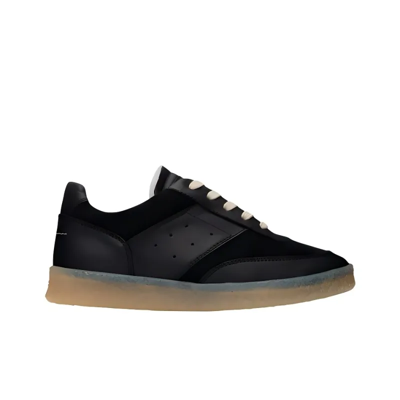 MM6 Maison Margiela Low Top Skateboard Shoes Women's Black-1