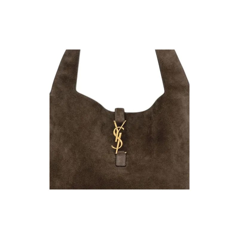SAINT LAURENT LE57 Series Calfskin Shoulder Bag Women's Light Musk-6