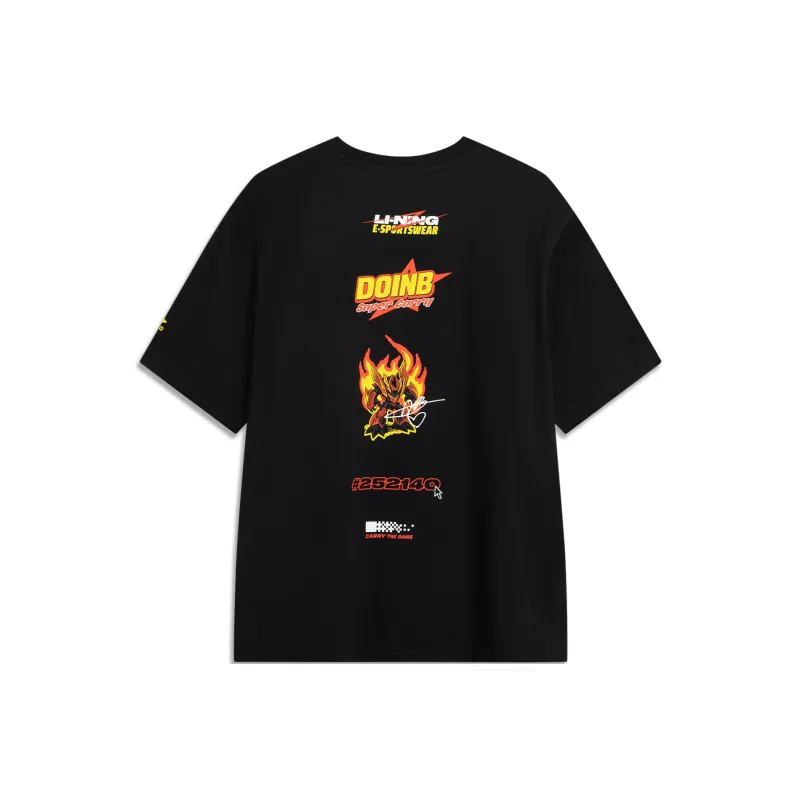 LiNing x LEAGUE OF LEGENDS T Shirt Men's Black-1