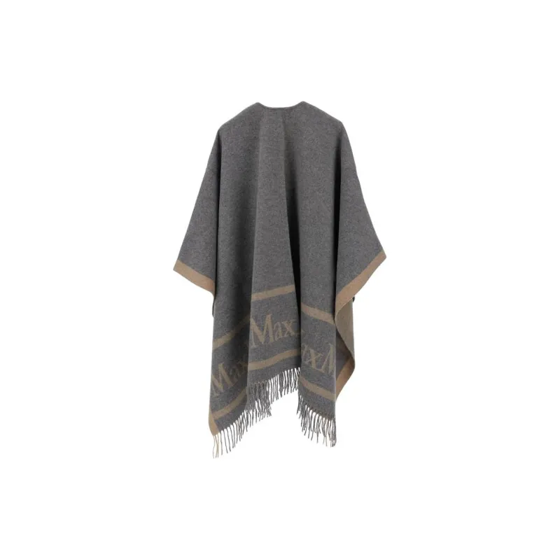 MaxMara Wool Shawls Women's Gray-1