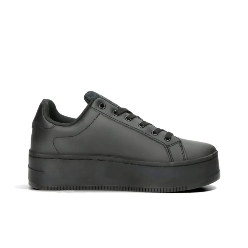 Tommy Hilfiger Low Top Skateboard Shoes Women's Black-1
