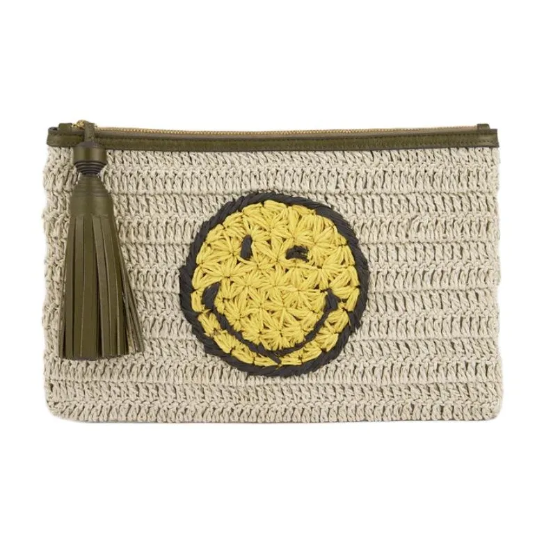 Anya Hindmarch Paper Clutch Women's Beige Paper-0