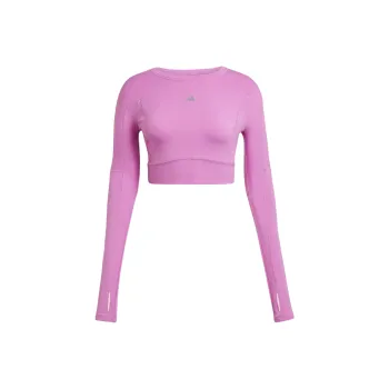 Adidas Free Shipping With AdiClub Adidas By Stella McCartney TrueStrength Yoga Cropped Long Sleeve Top