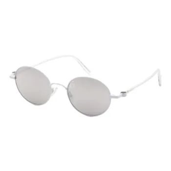 Moncler Subject To Official Website Round Sunglasses Women's Transparent