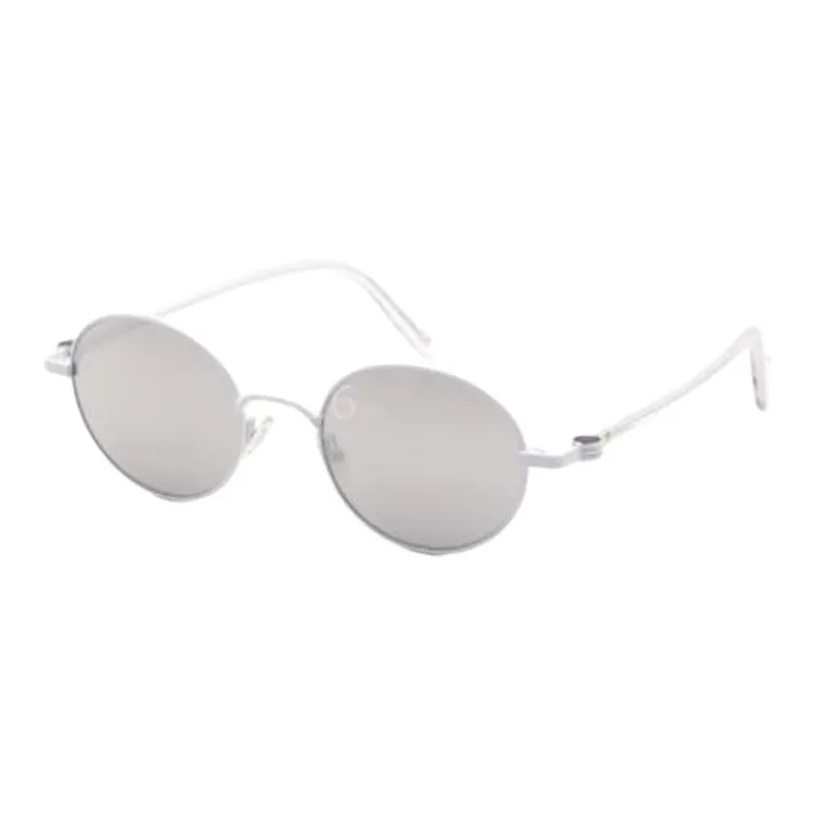 Moncler Subject To Official Website Round Sunglasses Women's Transparent-0
