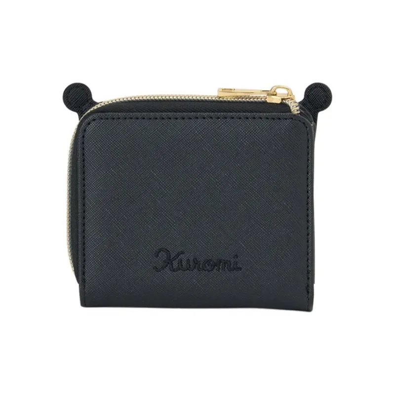 Sanrio PU Leather Wallet Women's Black-1