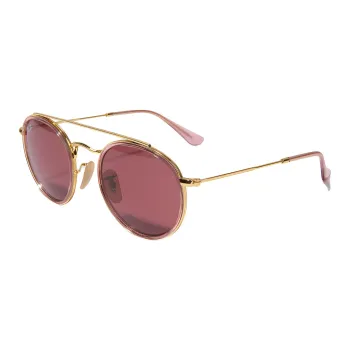RayBan Metal Plastic Aviator Sunglasses Kids' Gold