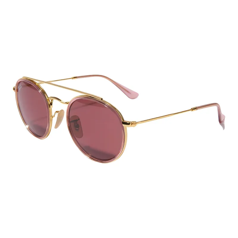 RayBan Metal Plastic Aviator Sunglasses Kids' Gold-0
