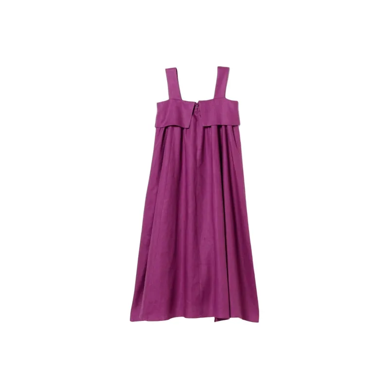 Beams Sleeveless Dress Women's Purple-1