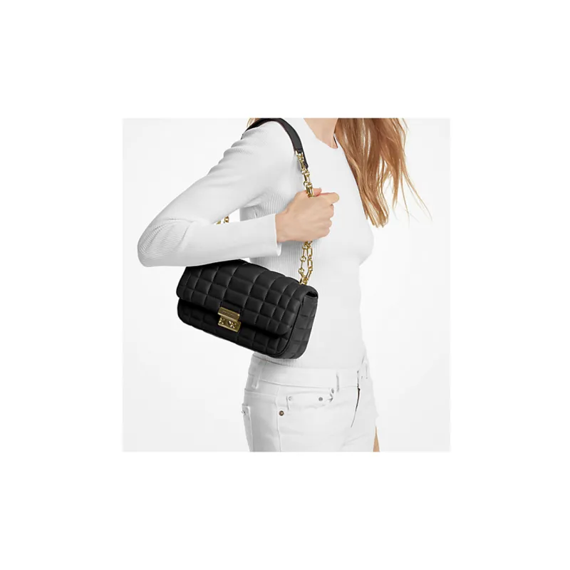 MICHAEL KORS Tribeca Large Quilted Leather Shoulder Bag-2