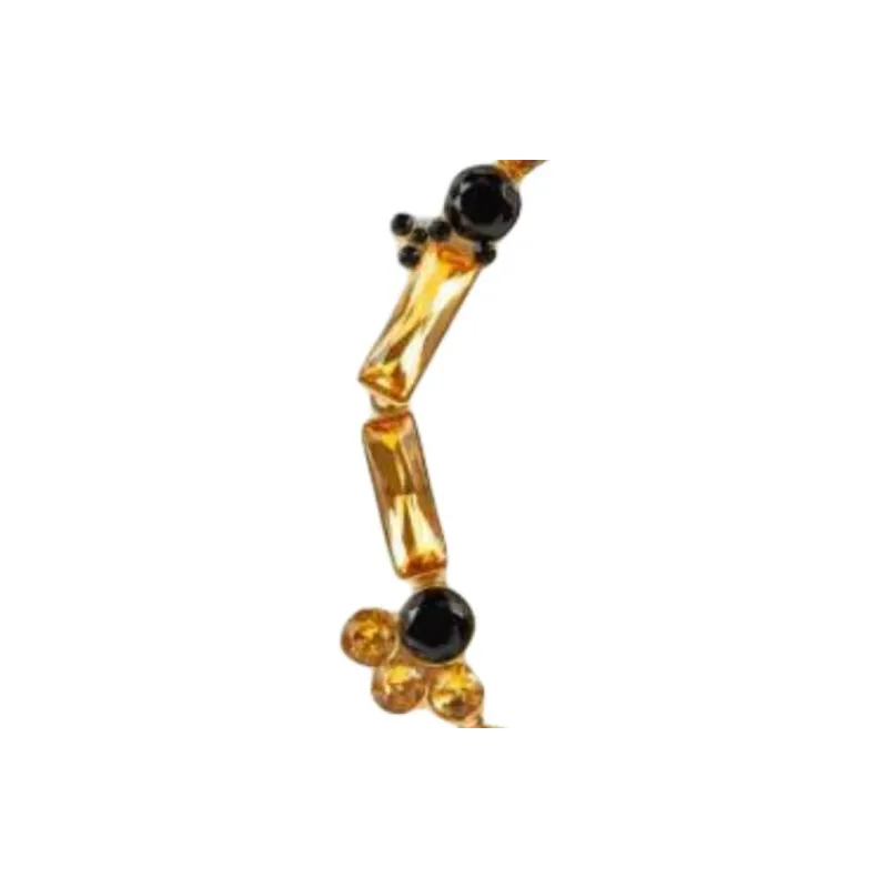 JIL SANDER Crystal Necklaces Women's Gold-2