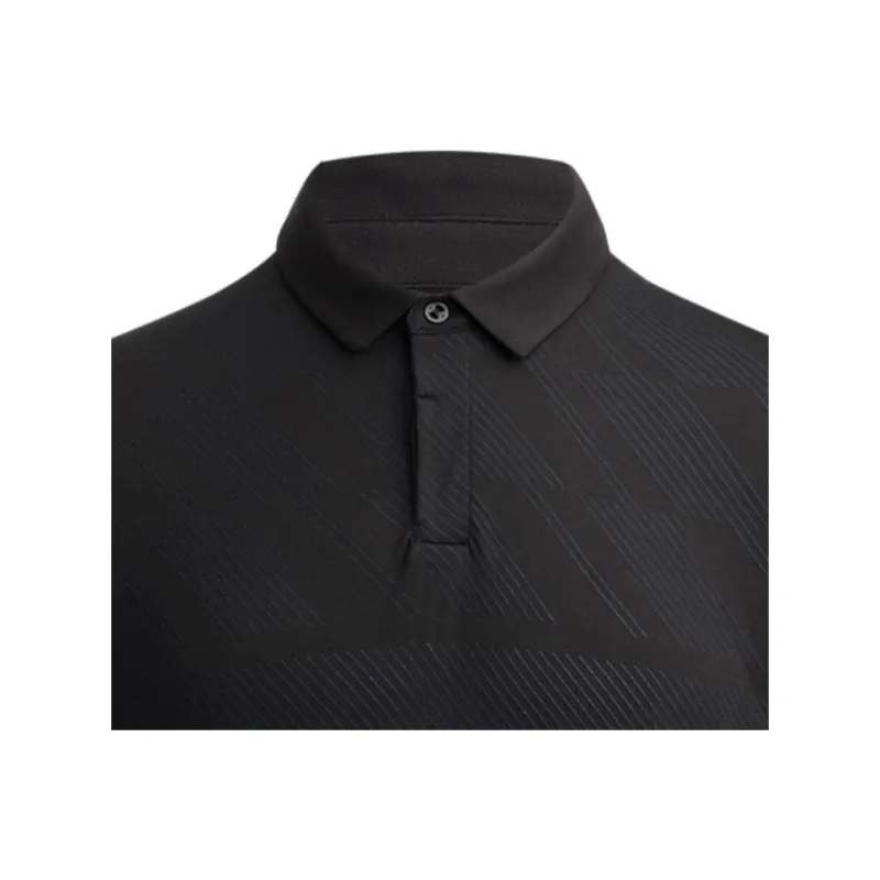 Under Armour Tour Tips Seamless Polo Shirt Men's Black-4