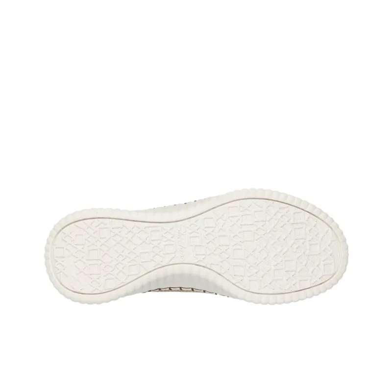 Skechers Wilshire Blvd Shock Absorbers Low Top Casual Shoes Women's White Brown-4