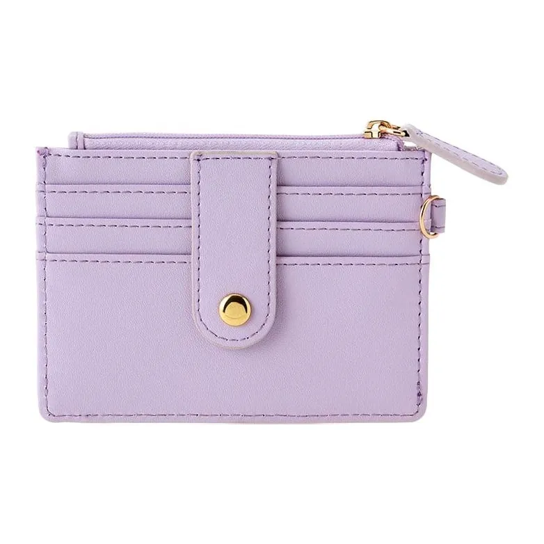 Sanrio Synthetic Leather Wallet Women's Purple-2