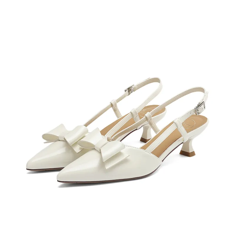 Safiya Chunky Heel One Strap Sandals Women's-6