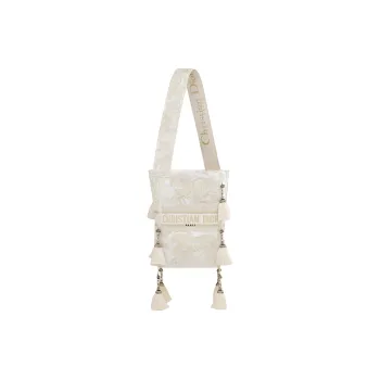 DIOR D-Bubble Collection Embroidery Bucket Bags Shoulder Bags Handbags Women's Gold