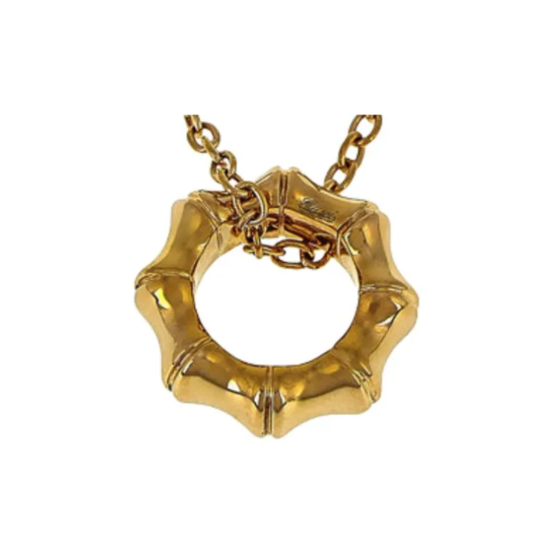 GUCCI 18K Gold Necklaces Unisex Gold-1