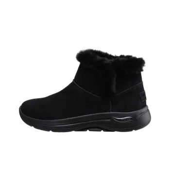 Skechers Go Walk Arch Fit Ankle Boots Women's Black
