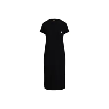 Polo Ralph Lauren SS25 Short Sleeved Dress Women's Black