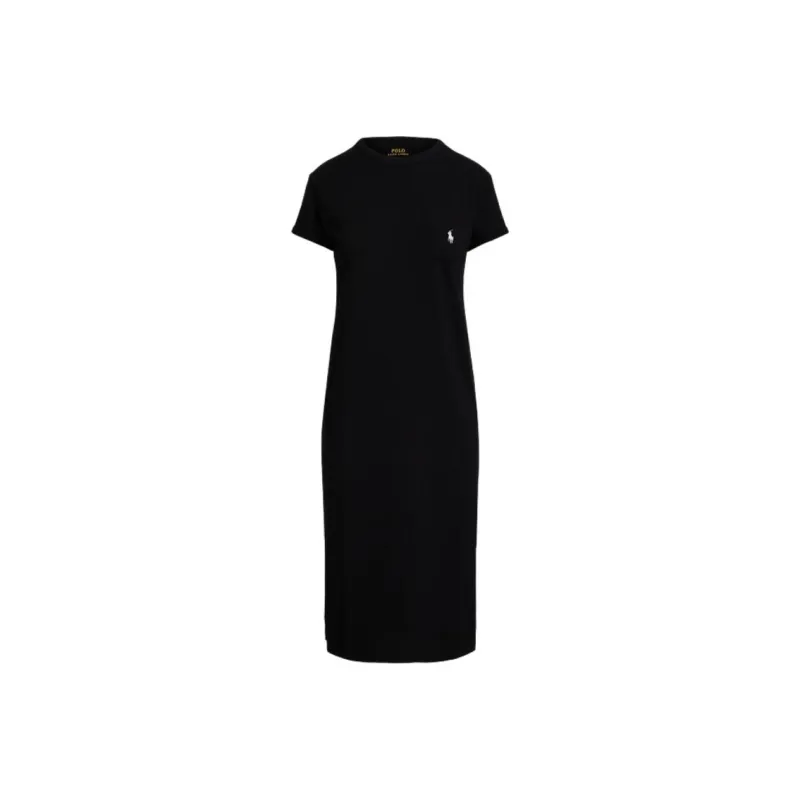 Polo Ralph Lauren SS25 Short Sleeved Dress Women's Black-0