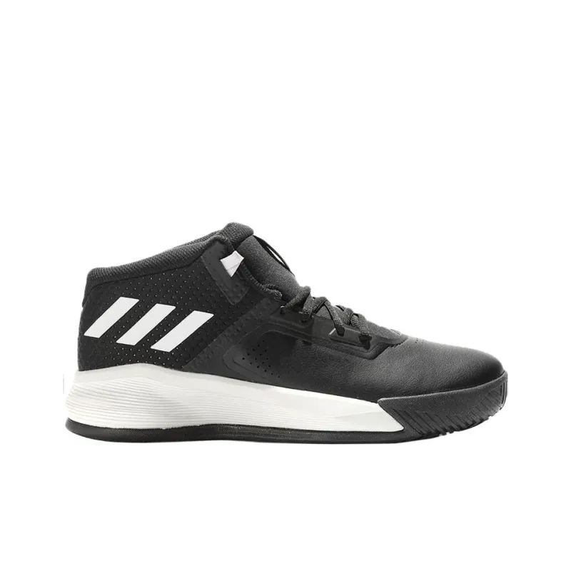 Adidas D Lillard Brookfield Abrasion Resistant Mid Top Basketball Shoes Men's Black-1