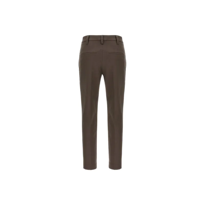 Brunello Cucinelli Casual Pants Women's Brown-1