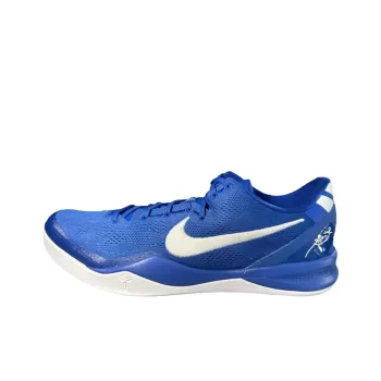 Nike Kobe 8 Abrasion Resistant Low Top Basketball Shoes Men's Blue