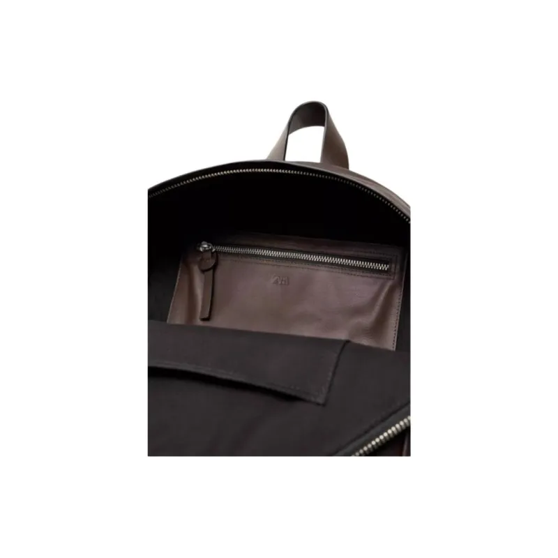 ZARA Cow Leather Backpack Tubas Men's Brown-3