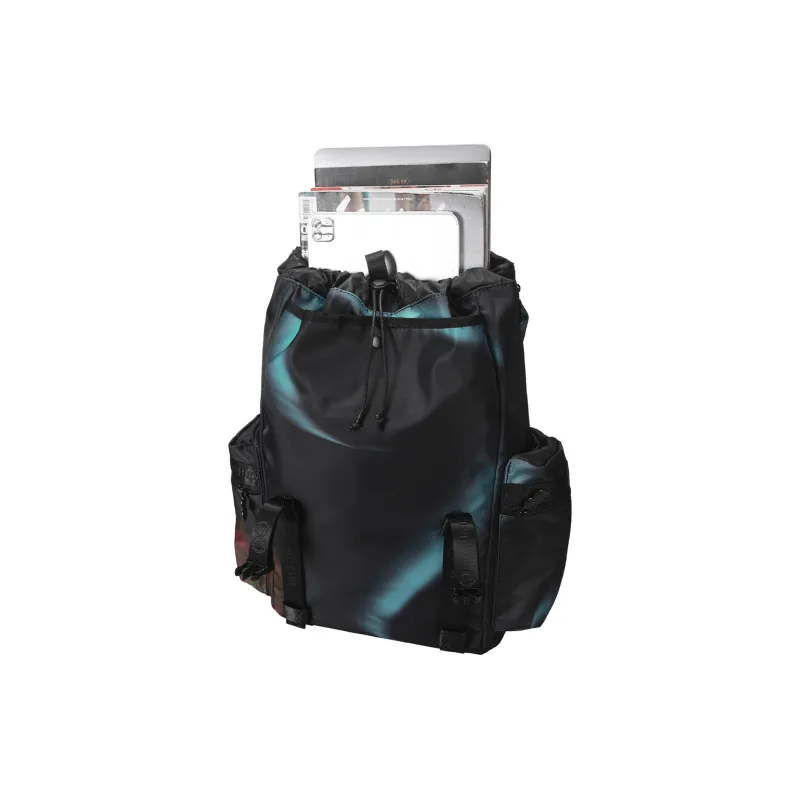 8atheist Polyester Backpack Regular Unisex Black-3