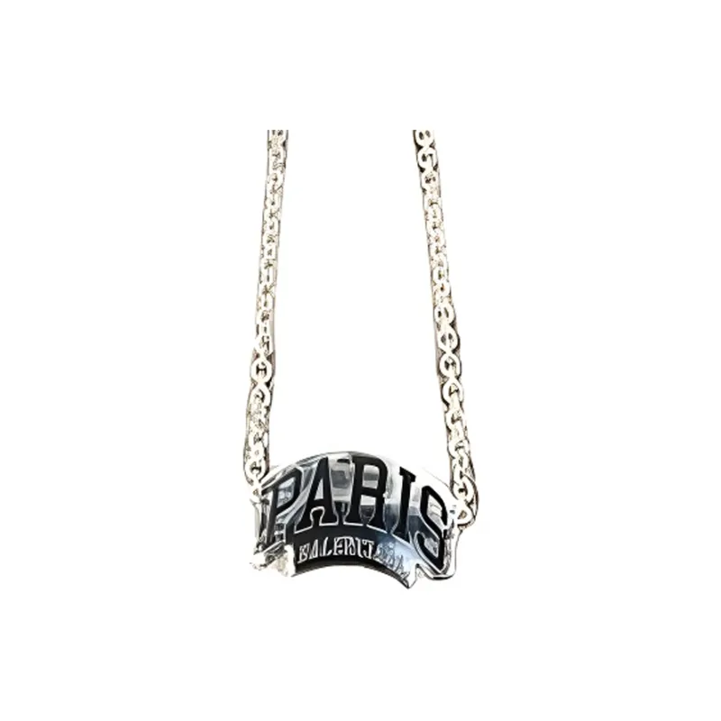 Balenciaga Necklaces Unisex Silver-0
