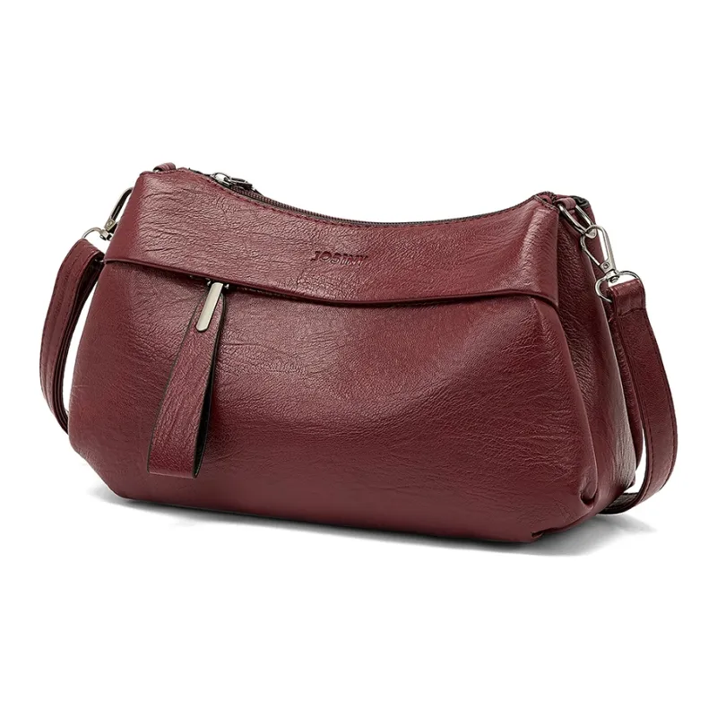 JOSINY Synthetic Leather Shoulder Bag Women's Knight Black/Misty Brown-16