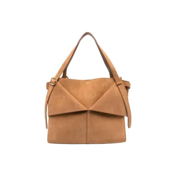 COPERNI Calf Suede Shoulder Bag Medium Size Women's Brown