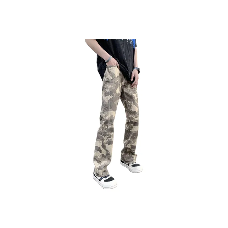 NEVER RULE Jeans Unisex Camouflage-0