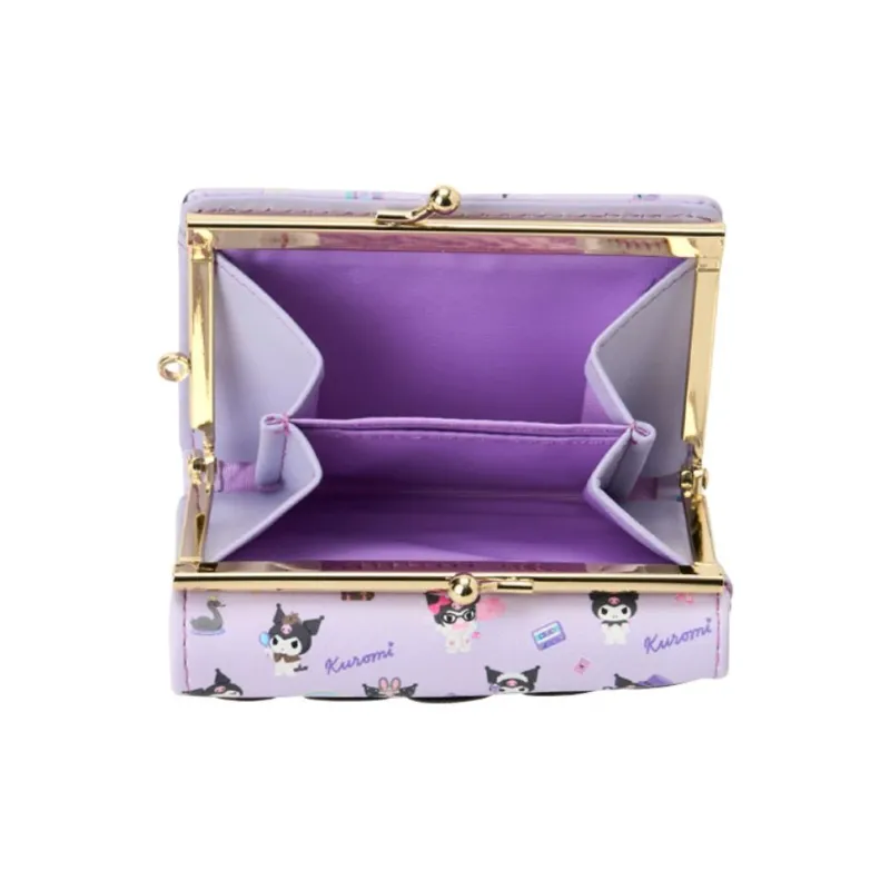 Sanrio PU Wallet Women's Purple & Black-3