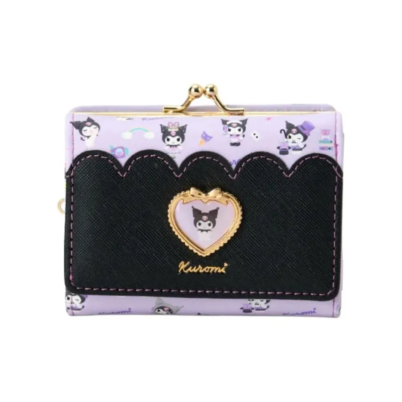 Sanrio PU Wallet Women's Purple & Black-0