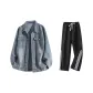 Blue+Black Pants
