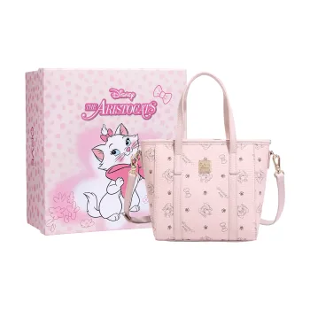 Disney Cat Velvet PU Shoulder Bag, Crossbody Bag, Handbag Women's Pink
