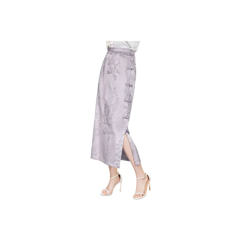 Cypress House Casual Long Skirt Women's Purple-0