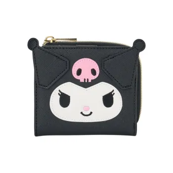Sanrio PU Leather Wallet Women's Black