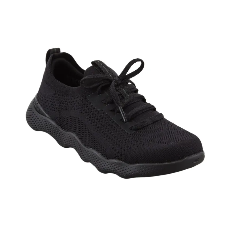 Skechers Massage Fit Lite Low Top Casual Shoes Women's Black-3