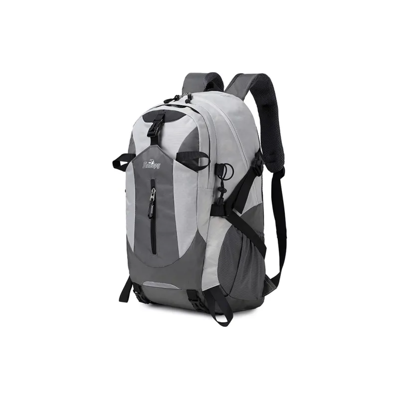 SNOOPY Nylon Backpack Unisex Green/Blue/Orange Red/Dark Gray/Light Gray-15