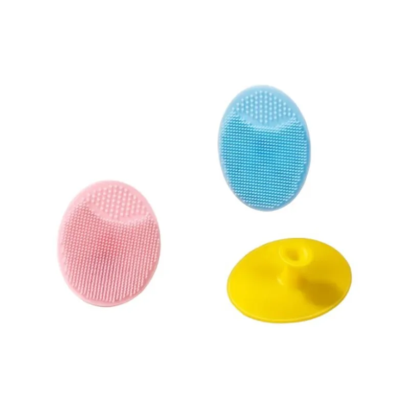 ZHENZI Silicone Hairbrush Comb Dandruff Removal Massage Brush For Bathing And Cleansing Sponges-6